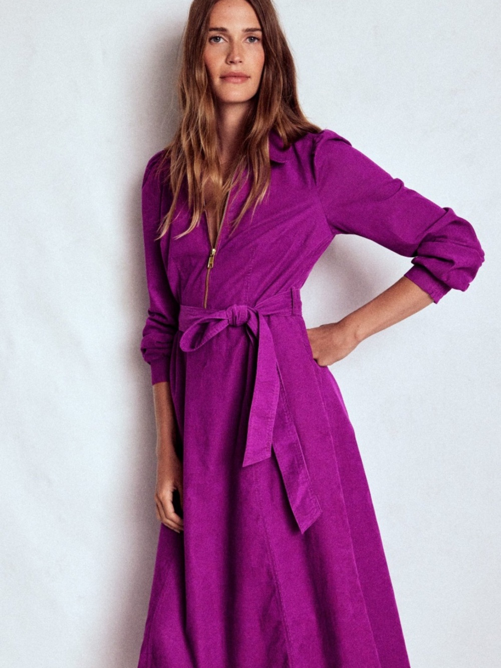 Vibrant Magenta Boden Adelaide Maxi Dress, NWOT - Picture 4 of 10